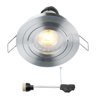 Coblux LED inbouwspot | warmwit | 5 watt | dimbaar | kantelbaar L2061