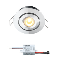 Creelux LED inbouwspot | warmwit | 3 watt | dimbaar | kantelbaar L10010