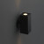 Cree LED wandlamp Lamego | zwart | warmwit | vierkant | 2 x 1,5 watt | up & down