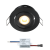 Creelux LED inbouwspot | zwart | warmwit | 3 watt | dimbaar | kantelbaar